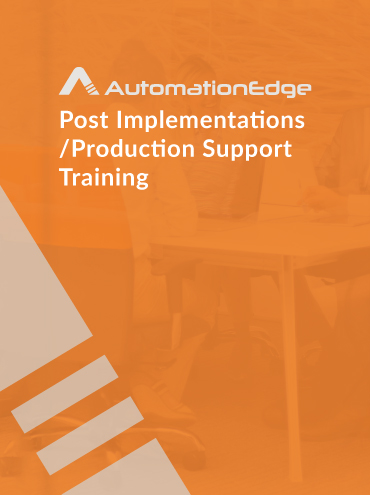 Post Implementations - Production Support Training
