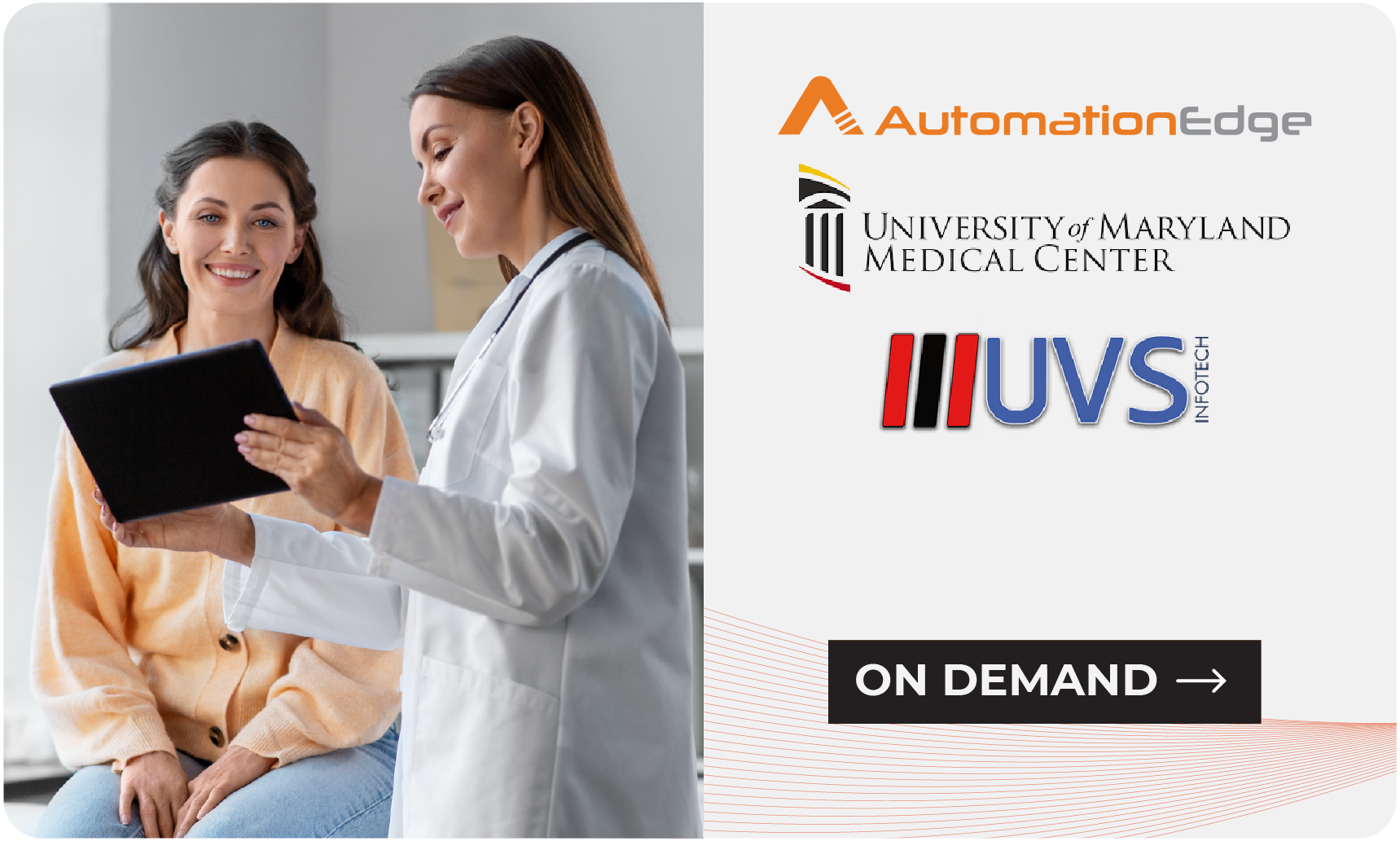 Webinar On How University of Maryland Medical System reduced 90% wait time for 60,000 employees with automation