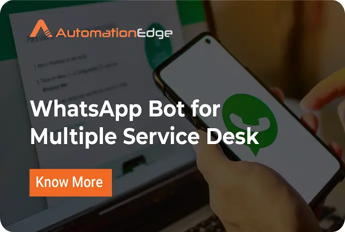 WhatsApp Bot for Multiple Service Desk