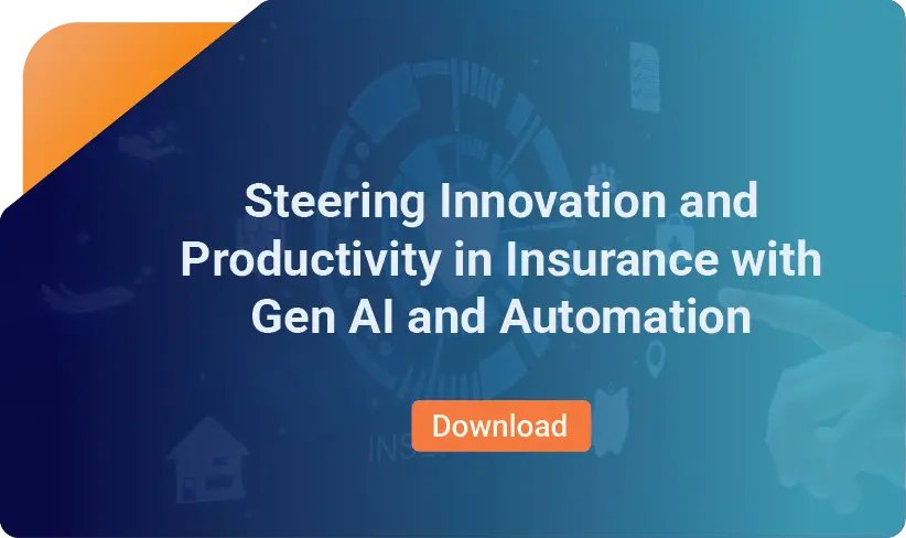 Brochure - Steering Innovation and Productivity in Insurance with Gen AI and Automation
