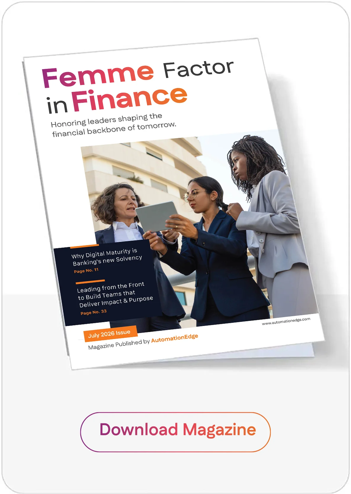 Magazine on Femme Factor in Finance
